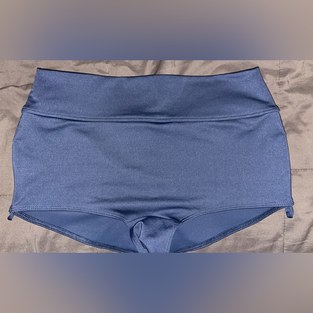 PINK Victoria's Secret Blue Ultimate Yoga Shorts